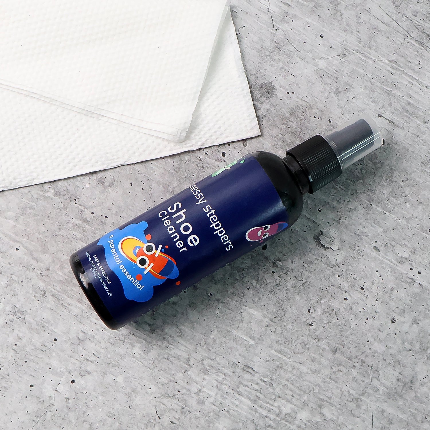 Messy Steppers Shoe Cleaner Spray - (120Ml / 1 Pc) Messy Steppers Shoe Cleaner Spray - (120Ml / 1 Pc)